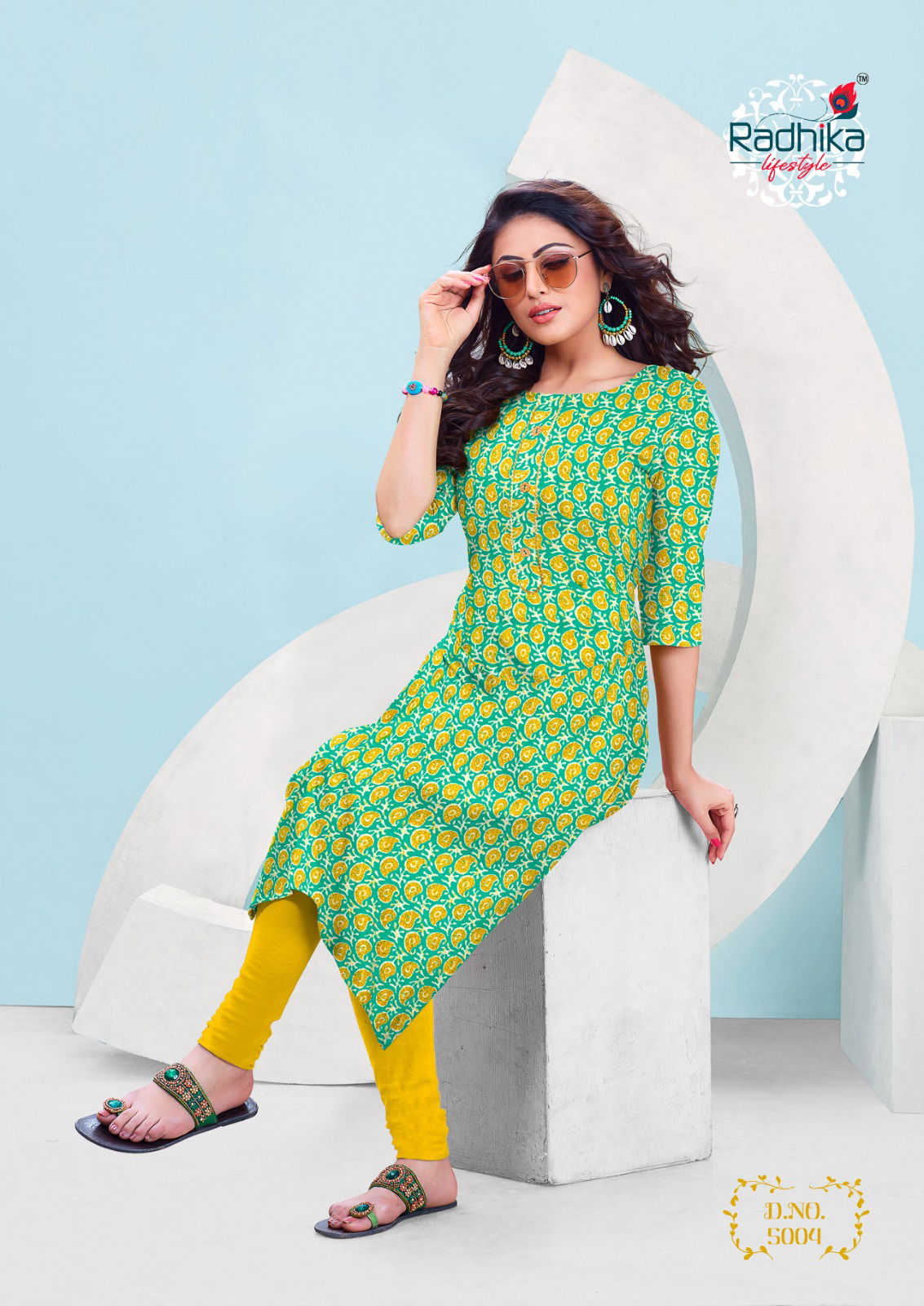 Traditional Vol 5 By Radhika Cotton Kurtis Catalog